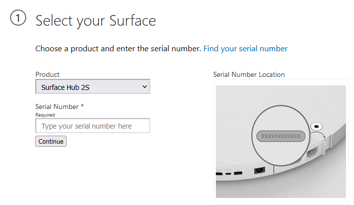 Select your Surface